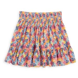 Bella Bliss Girls Belinda Smocked Skirt, Fiona Floral, Girls Size 8